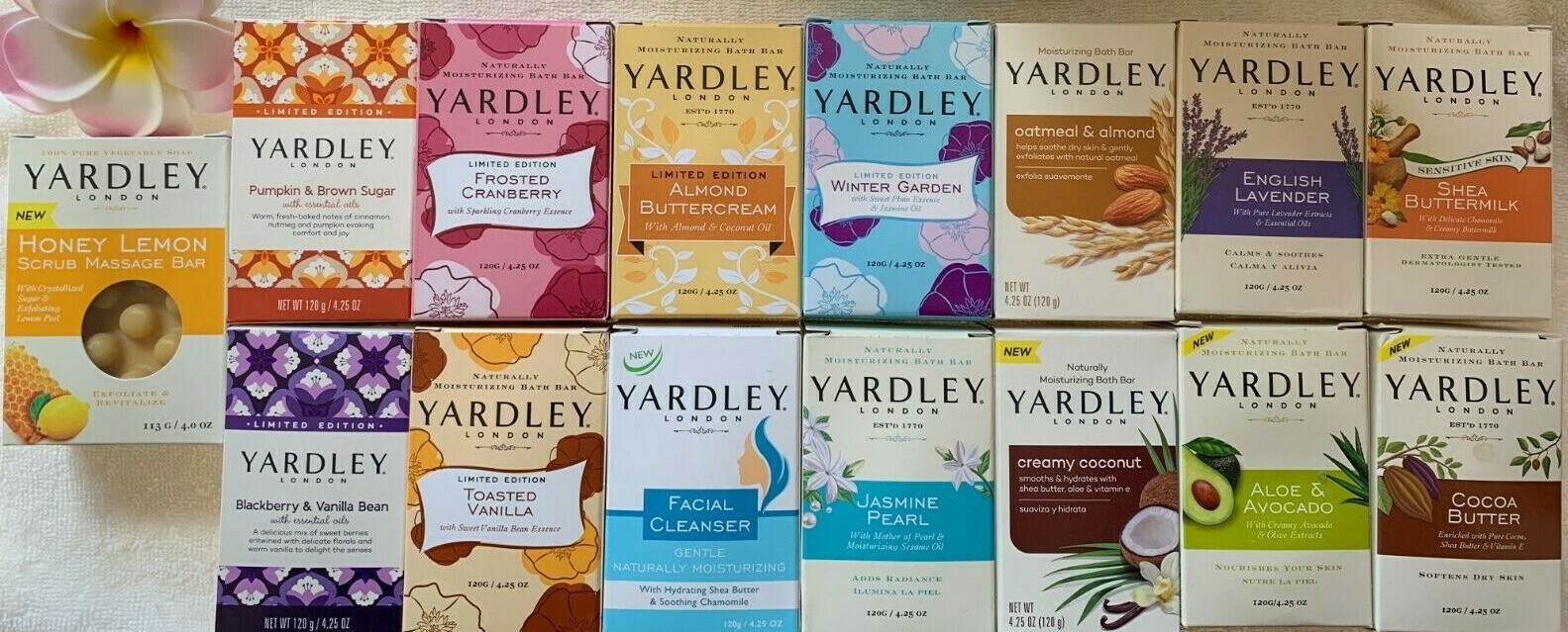 YARDLEY LONDON Moisturizing Bath Bar***chOOsE yOUr scEnt(s)***FULL SIZES~~~NEW