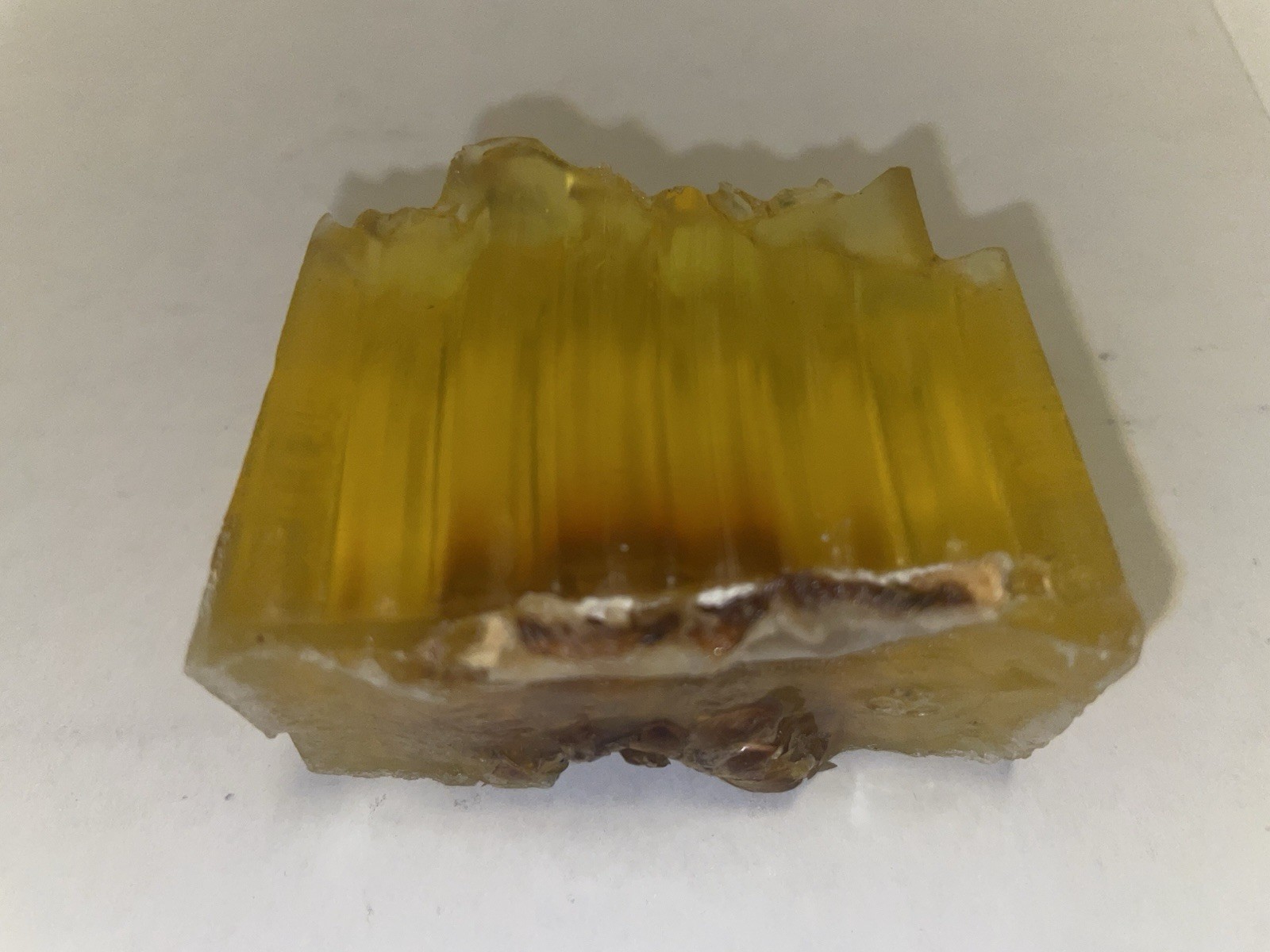 Homemade All Natural Lemon Scented Slices Of Soap