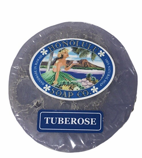 Honolulu Soap Company – Tuberose – Loofah Soap Made in the USA