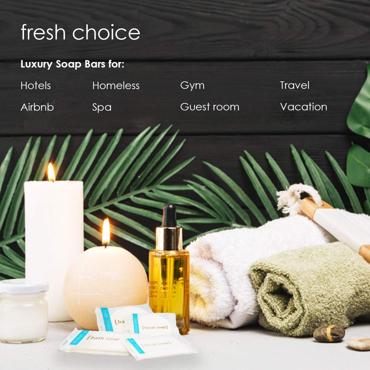 500-Pack Mini Bar Soaps for Hotels & Vacation Rentals