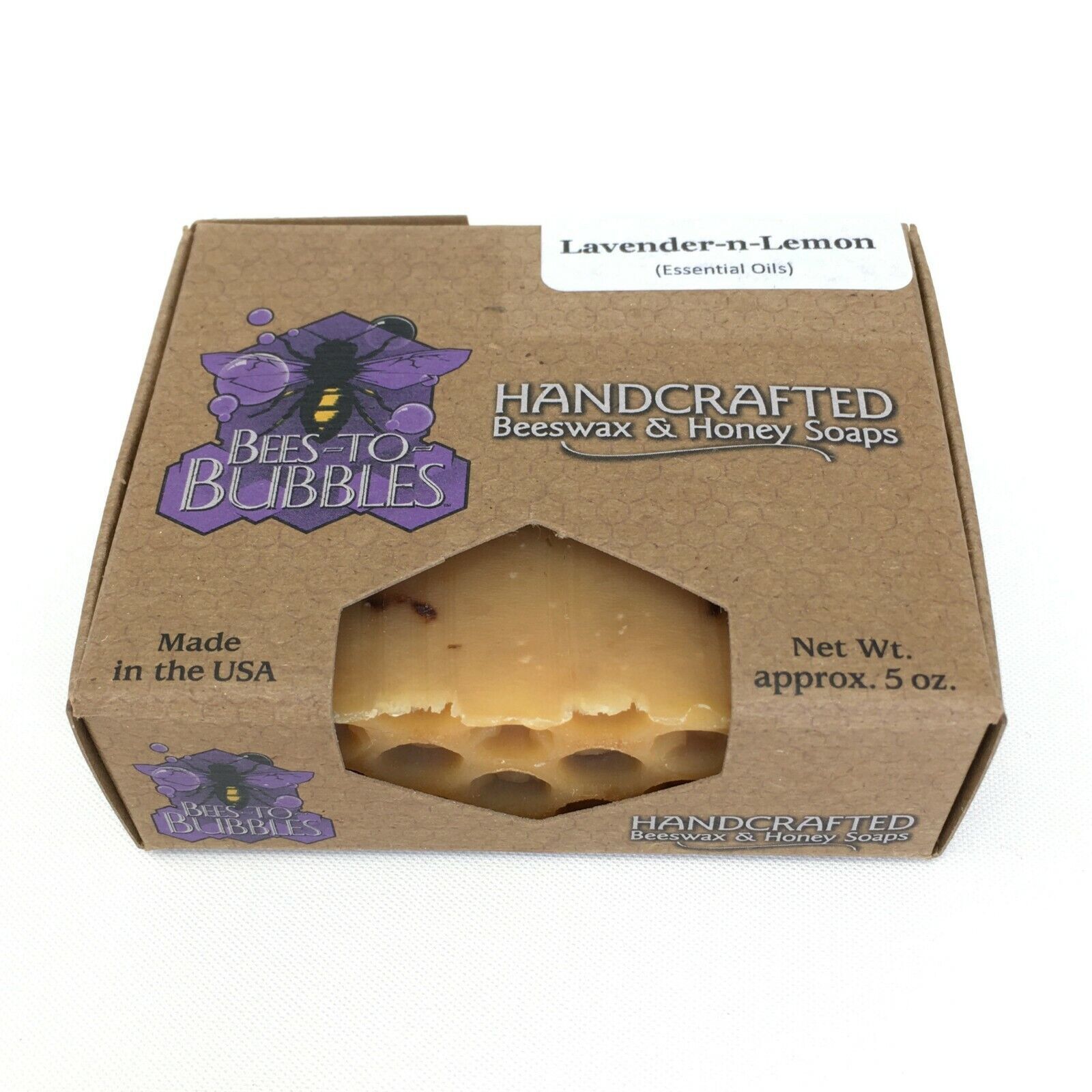 Amish Origins/Bees to Bubbles Handcrafted Beewax & Honey Bar Soap [5 oz/choose]