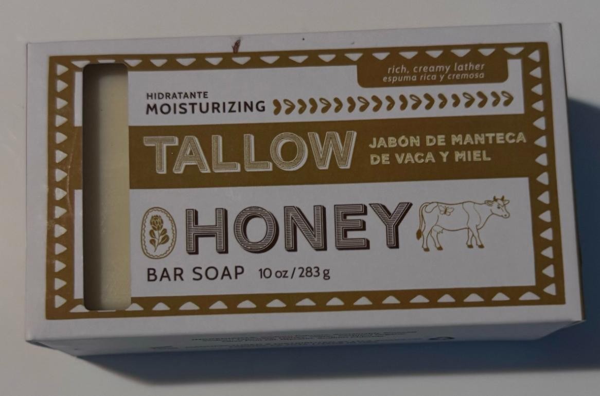 Tallow Honey Hydrate Moisturizing Bar Soap 10 Oz Product Name: Tallow Honey