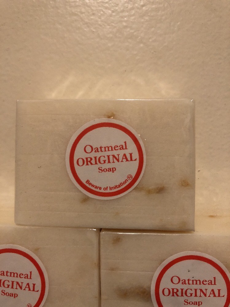 3 x Original Glutathione Gluta Skin Whitening Soap Bars w Oatmeal lot of 3