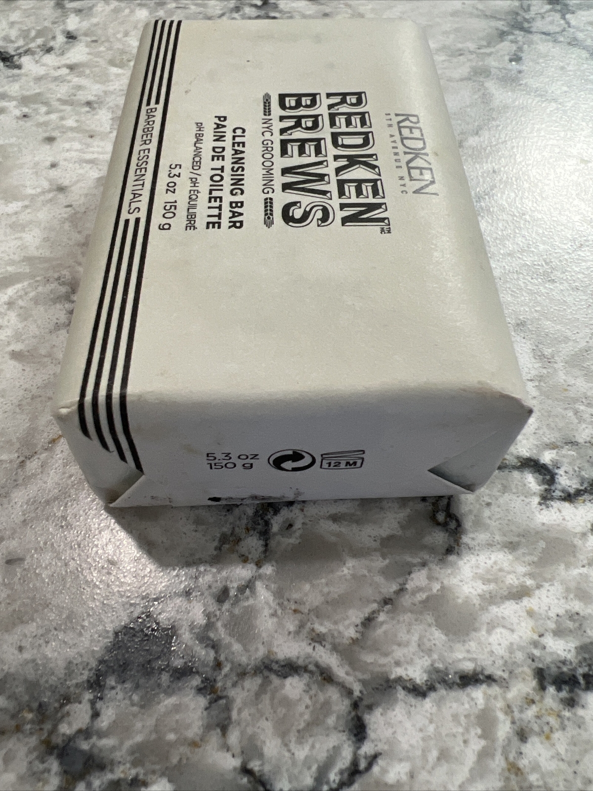 REDKEN BREWS FOR MEN Cleansing Soap Bar with Vitamin E, Refreshing & Energizing