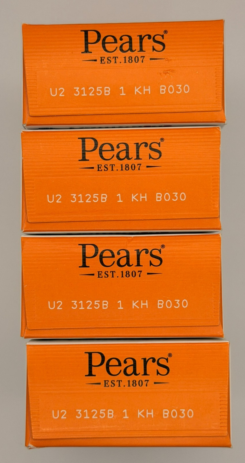 Pears Transparent Soap 3.53 oz Lot of 4 Pure & Gentle Plant Oils Bar Soap New
