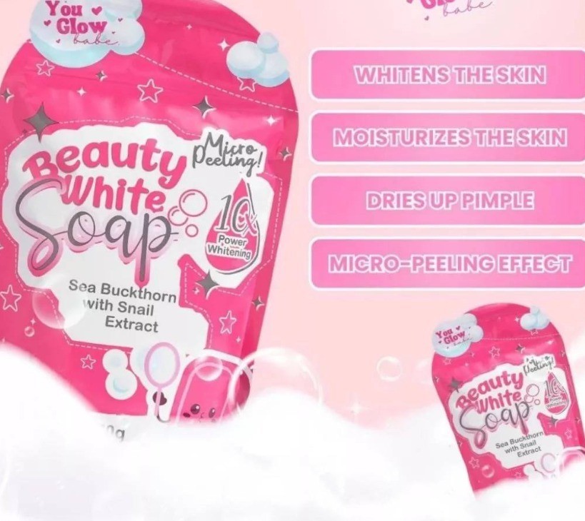 Beauty White Soap by You Glow Babe, 5 Bars x 70g