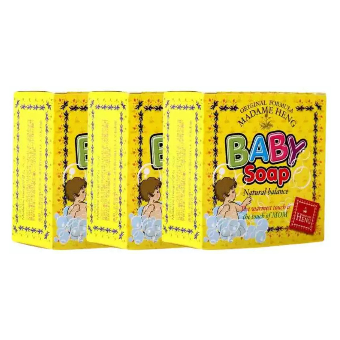 Madame Heng Baby Herbal Soap 150g x3 Bars Natural Gentle Skin Care