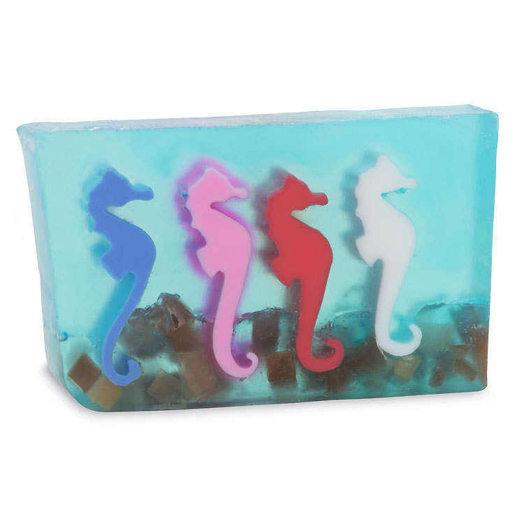 PRIMAL ELEMENTS A DAY AT THE RACES 6.0 OZ. VEGETABLE GLYCERIN BAR SOAP HANDMADE