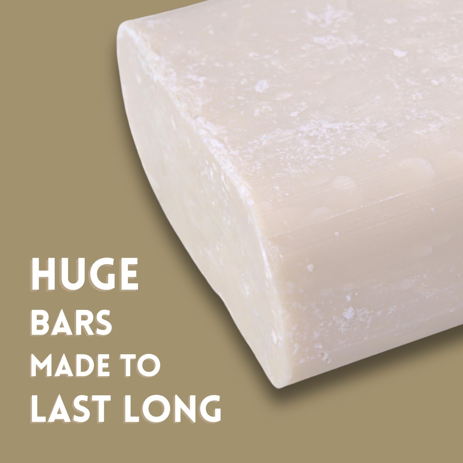 Bar Soap Natural Cold Process Moisturizing Large Hand-Cut 5-Pack Variety