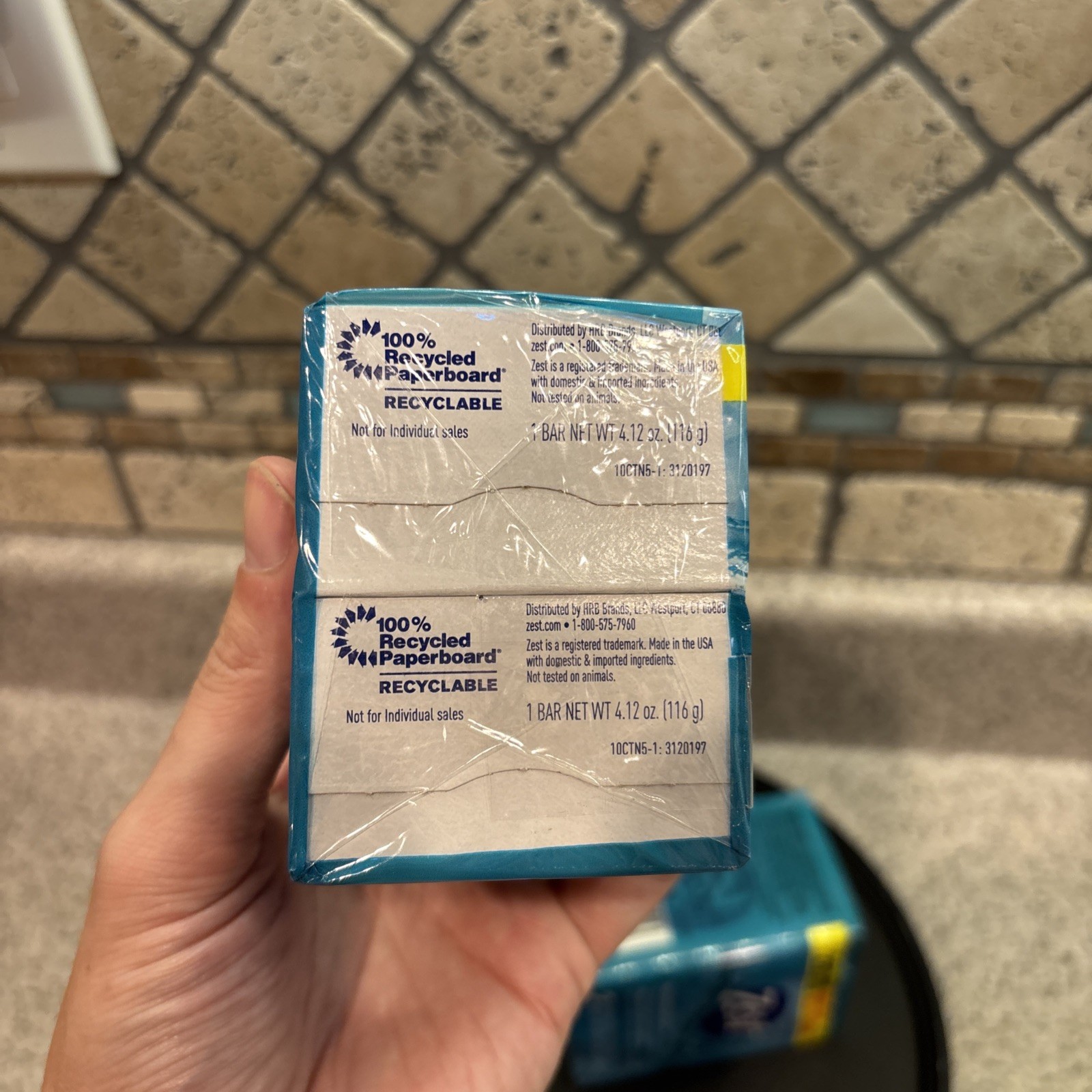 Zest Soap Refreshing Aqua Bath Bars 4.12 Ounce 2 Packs. 4 Bars.