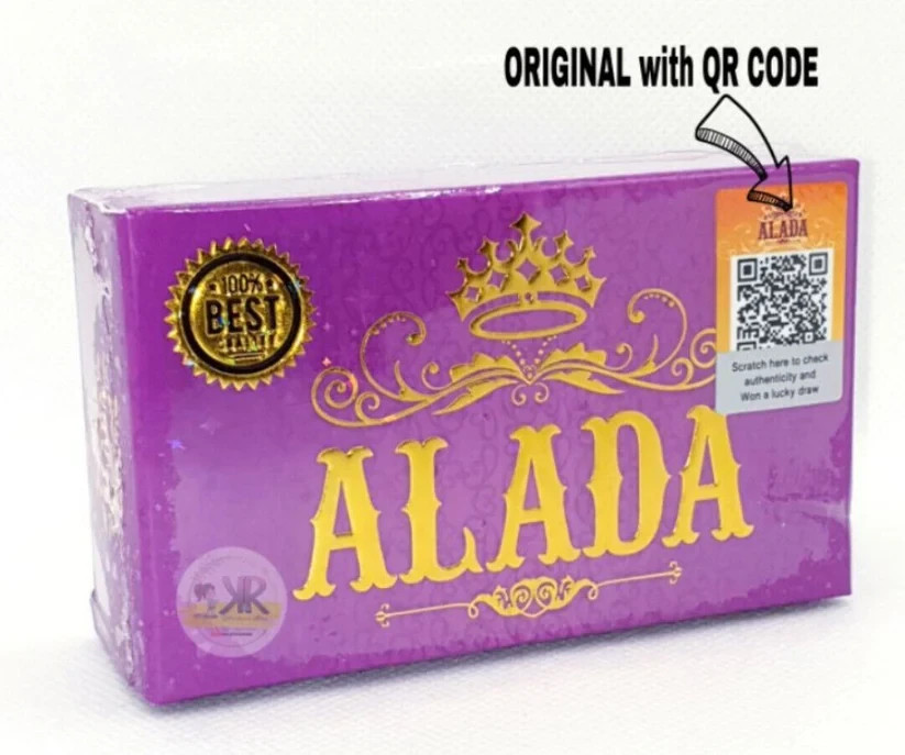 ALADA Whitening Soap Body Naturally Brightenin &Natural Extract Face 160g x 30