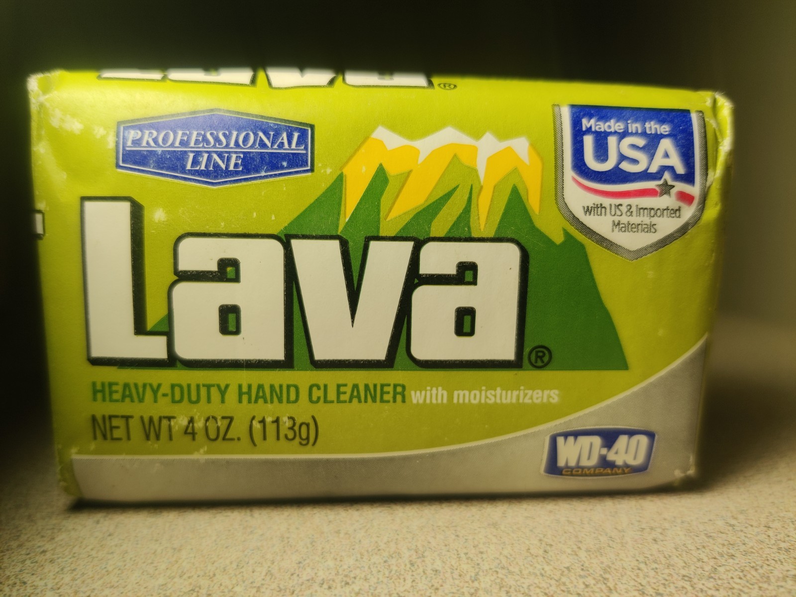 Single Lava Heavy-Duty Hand Cleaner with Moisturizers Hand Bar Soap 4 OZ New