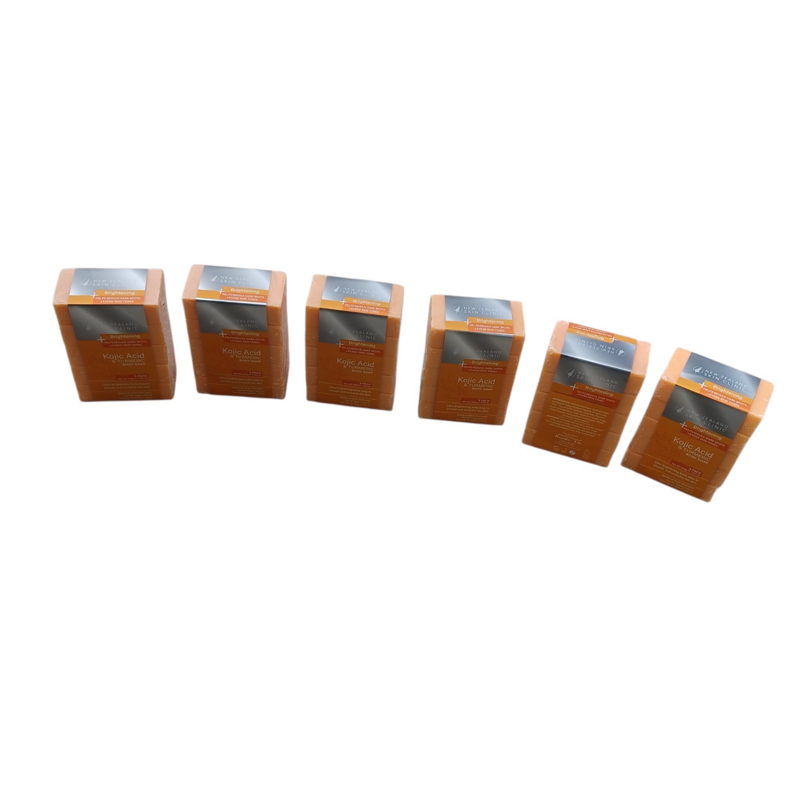 New Zealand Skin Clinic Bar Soap 30 Bars – Kojic Acid & Turmeric Body Soap