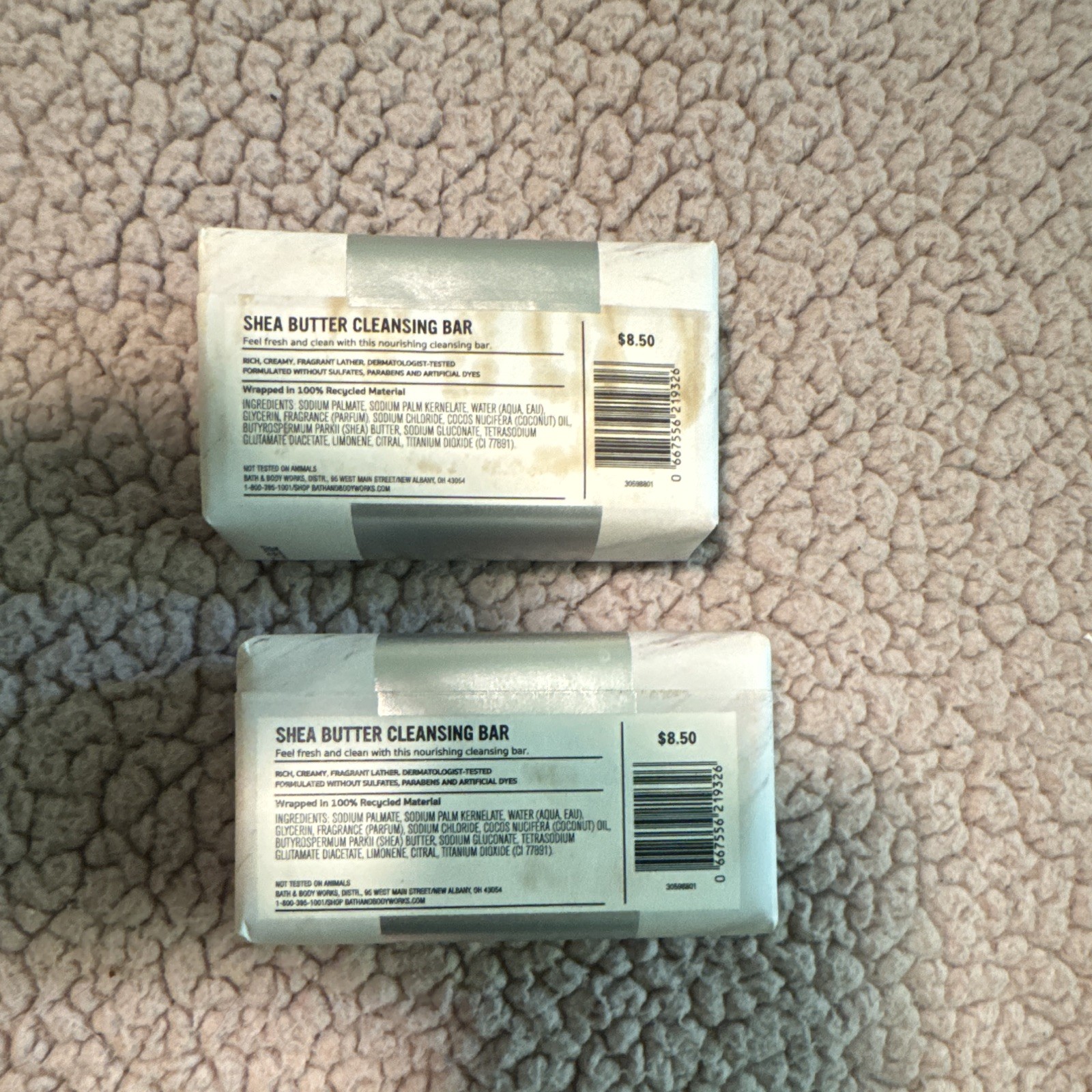 Bath & Body Works Men’s Clear Horizon Shea Butter Cleansing Bar Soap 2x 1.5oz
