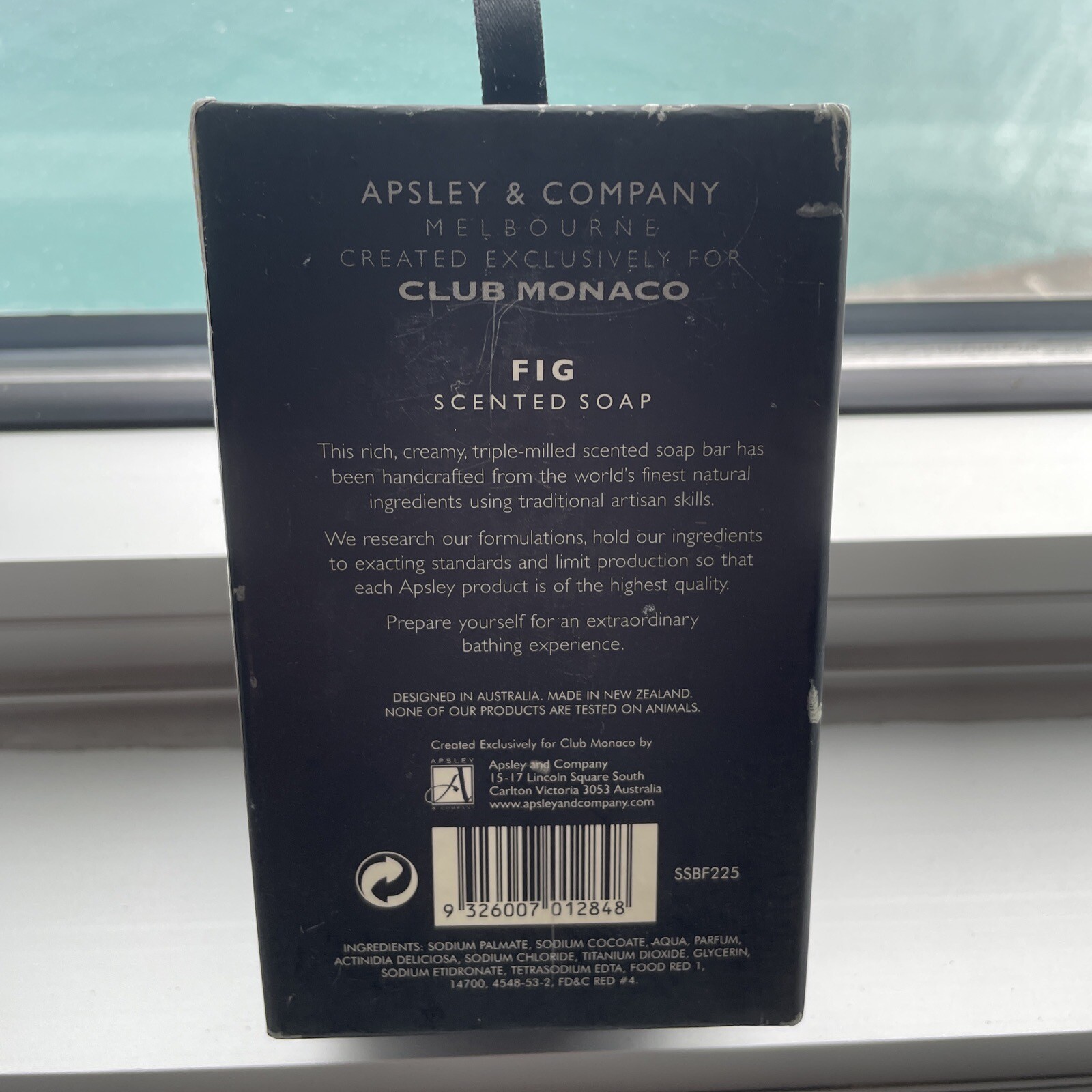 Apsley Fig Scented Soap From New Zealand NIB