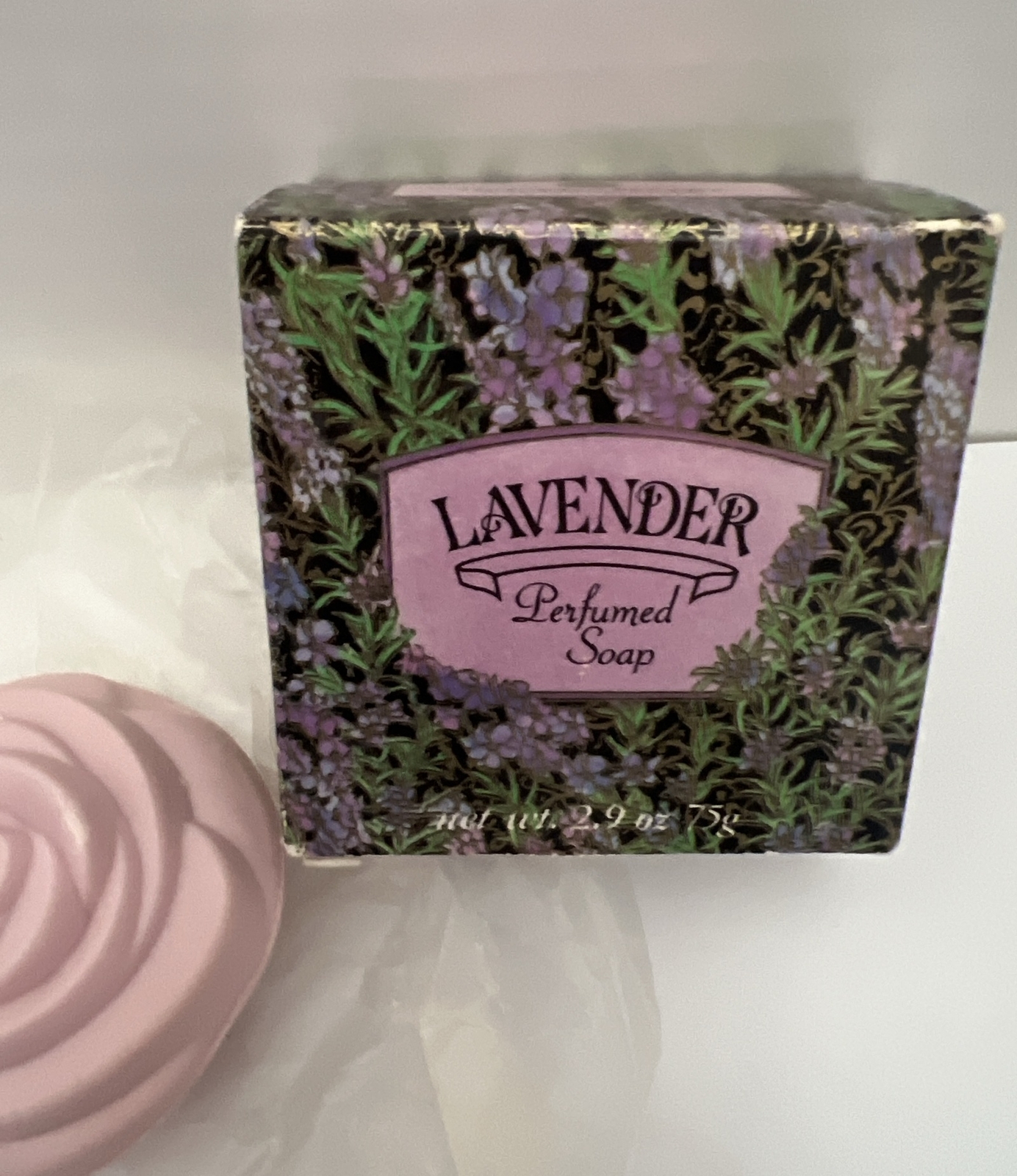 VTG 80s 90s New Victoria’s Secret Lavender Floral Perfumed Soap Bar 2.9 oz NIB