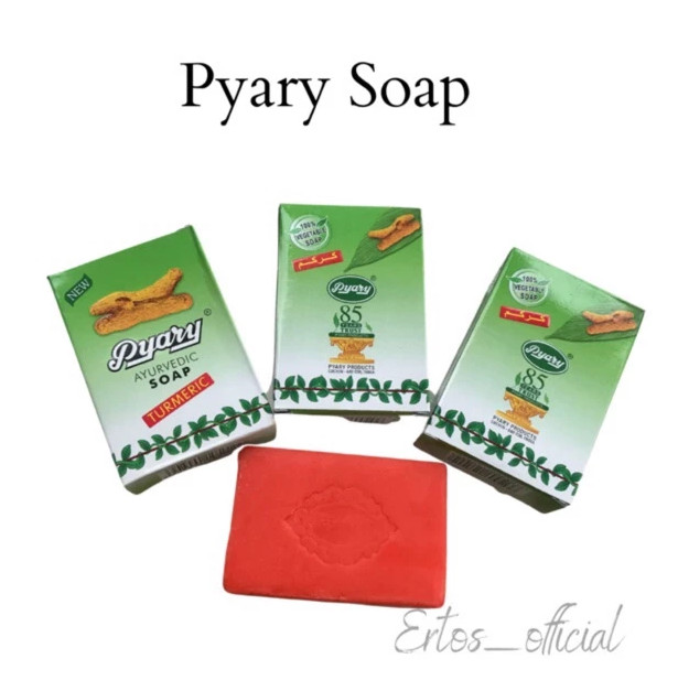3 Pack Arab Pyary Soap Bathing Beauty Soap Original Turmeric Soap Pyary India