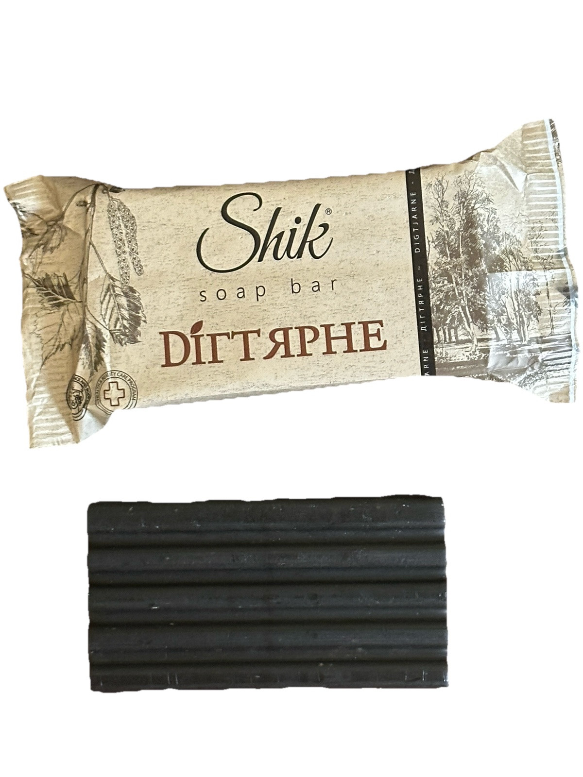 Ukrainian soap with natural birch tar, antiseptic action tar 3 x 140gr