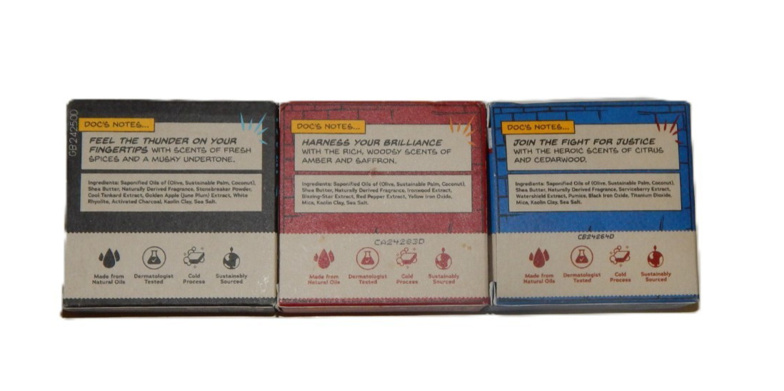 3 Dr Squatch – Divine Storm – Stark Cleanse – Liberty Lather 5oz Soaps