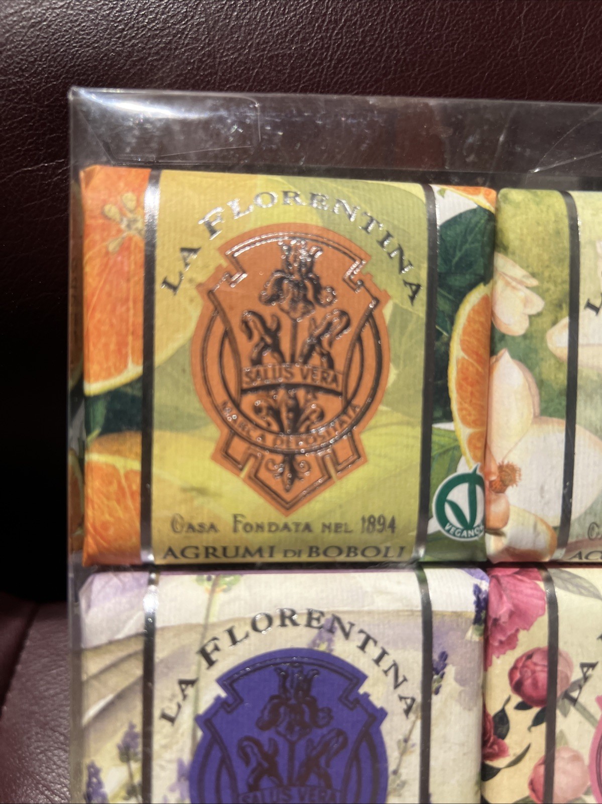 La Florentina Italian Soap Collection Gift Set Of 6 Assorted Scents 3.7oz