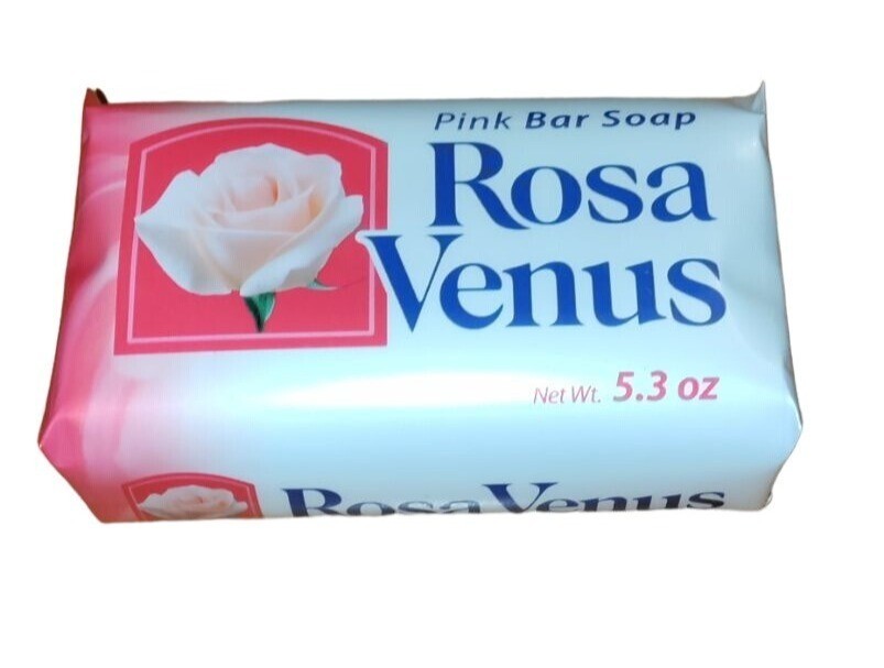 Jabon Rosa Venus Rosa(Pink) Classic 150 g / 5.29 oz Soap Bar