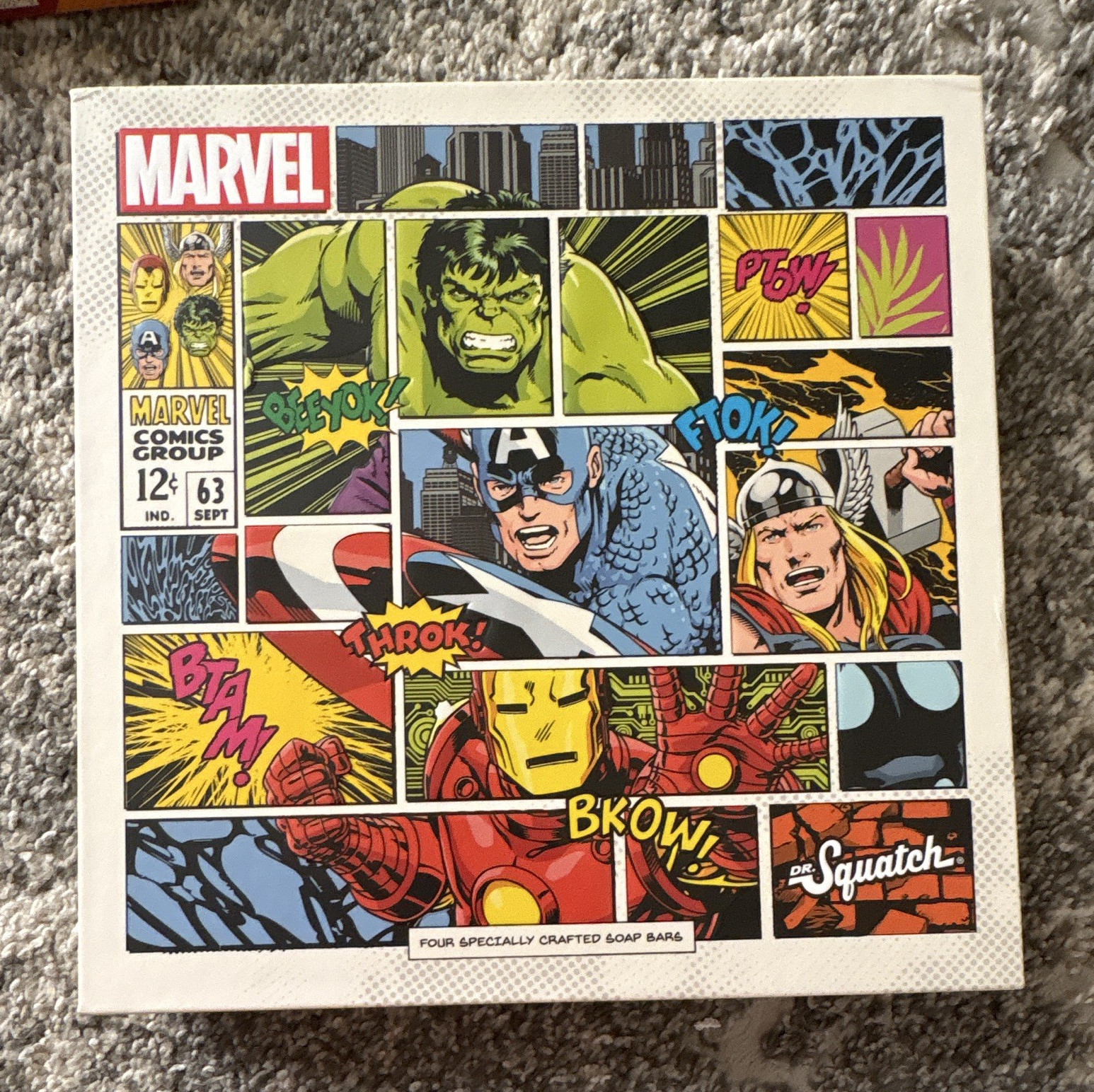 Dr. Squatch Limited Marvel Set Plus Spidey Suds
