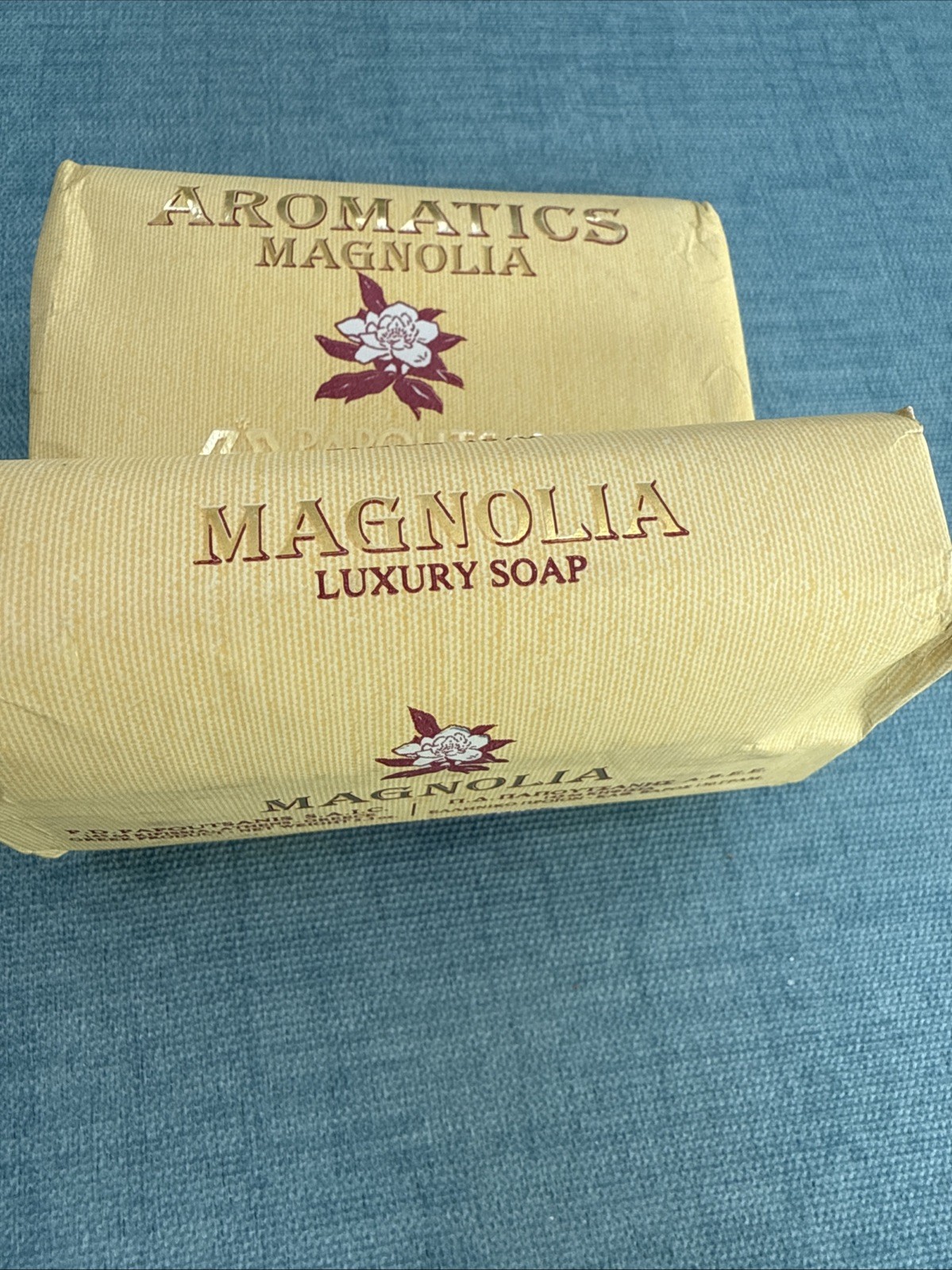 Papoutsanis Pure Greek Aromatics Magnolia Bar Soap 2 Pack, 5.3 oz