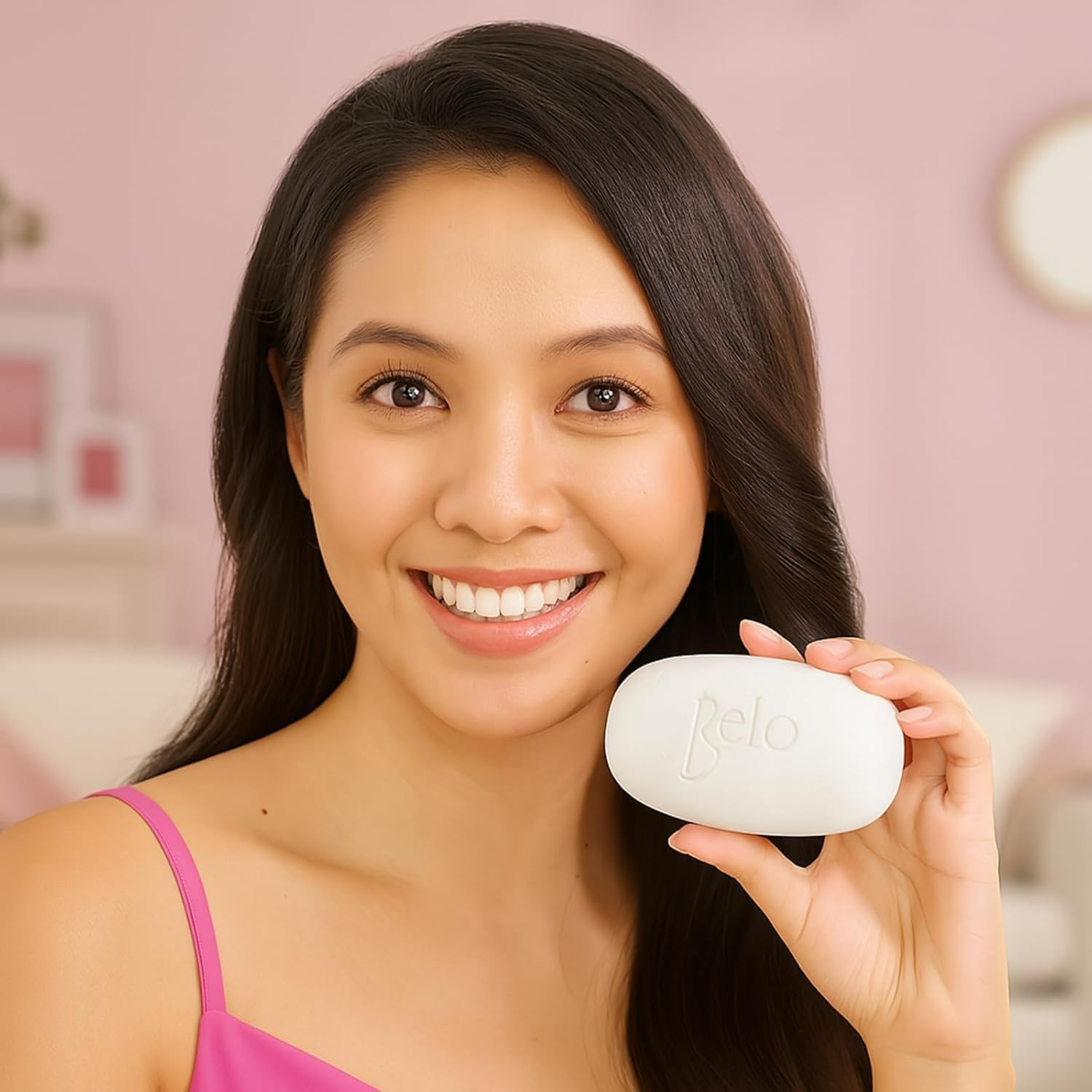 Belo Essentials Moisturizing Whitening Body Bar w/ Nourishing Vitamins Skin 135g