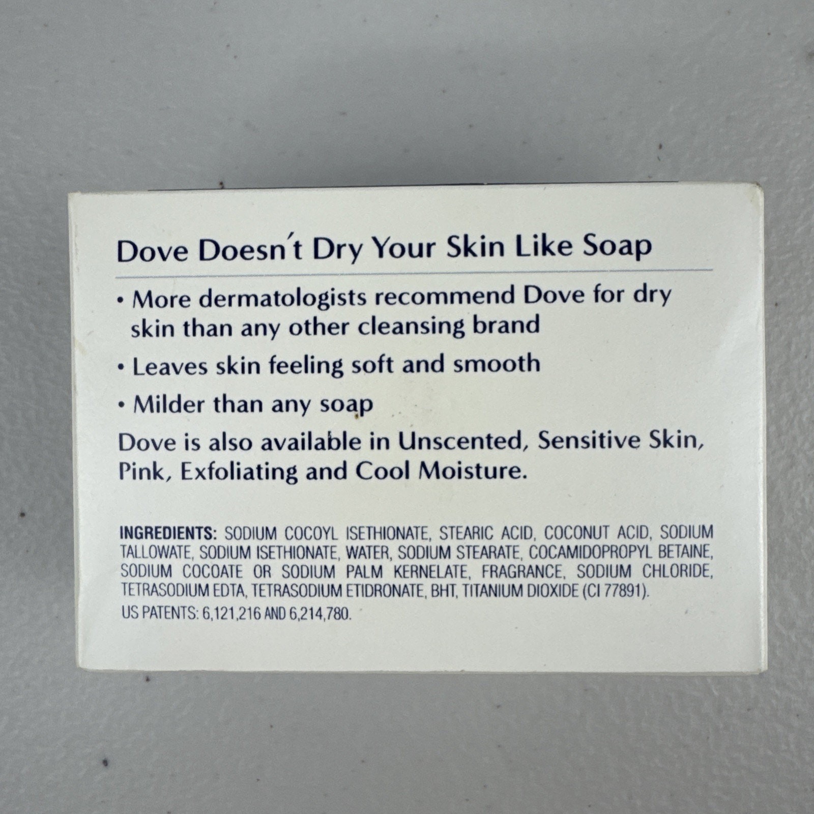 1 Dove White Beauty Bar Soap 1/4 Moisturizing Lotion 3.15 Oz Vintage Made In USA