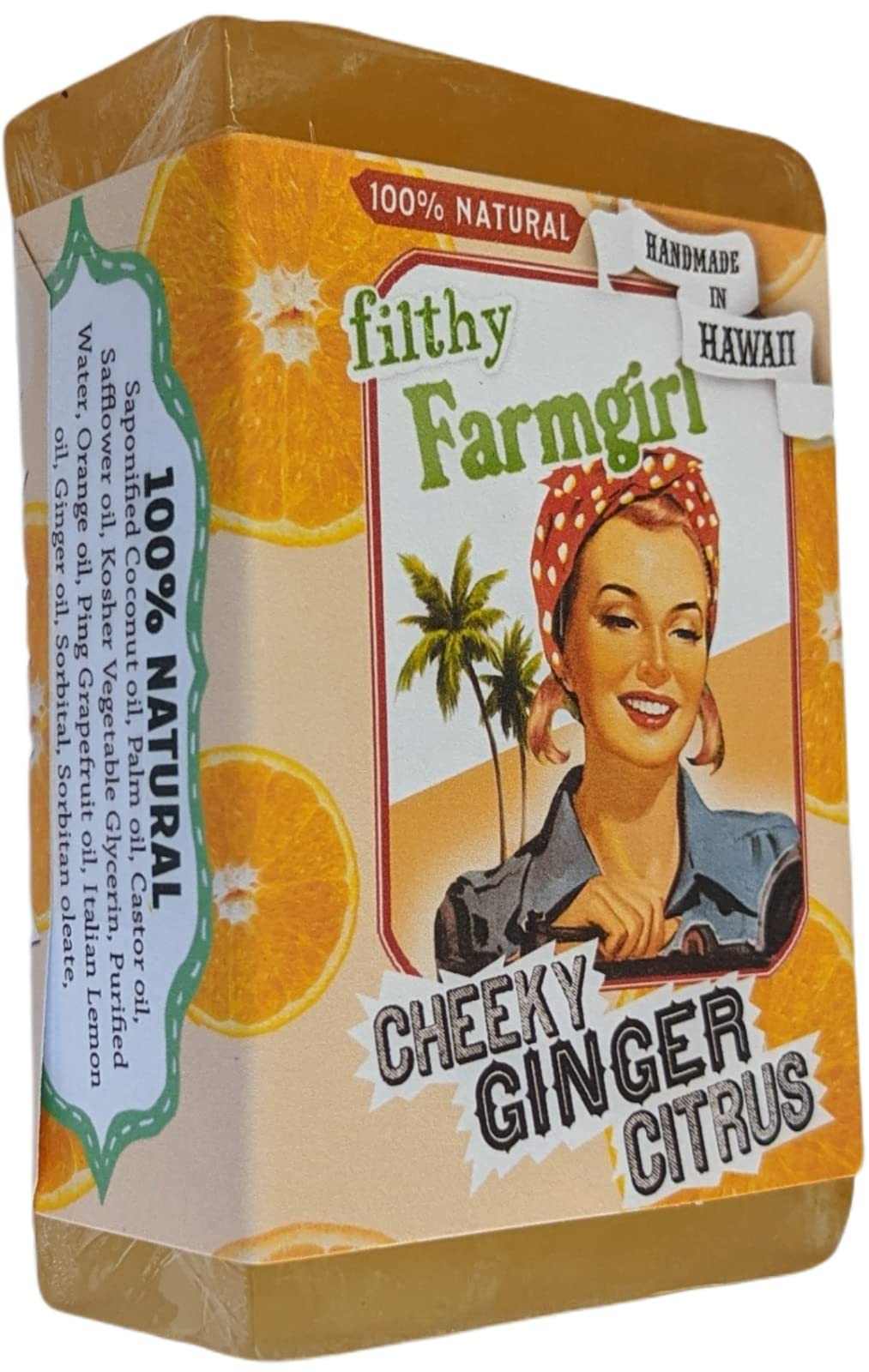 Filthy Farmgirl Citrus Bar Soap Orange Grapefruit