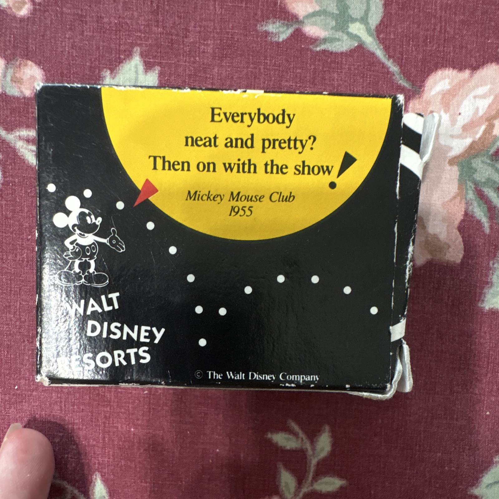 Disney Walt Disney Resorts Mickey Mouse Club 1955 Facial Soap 1.25 oz White
