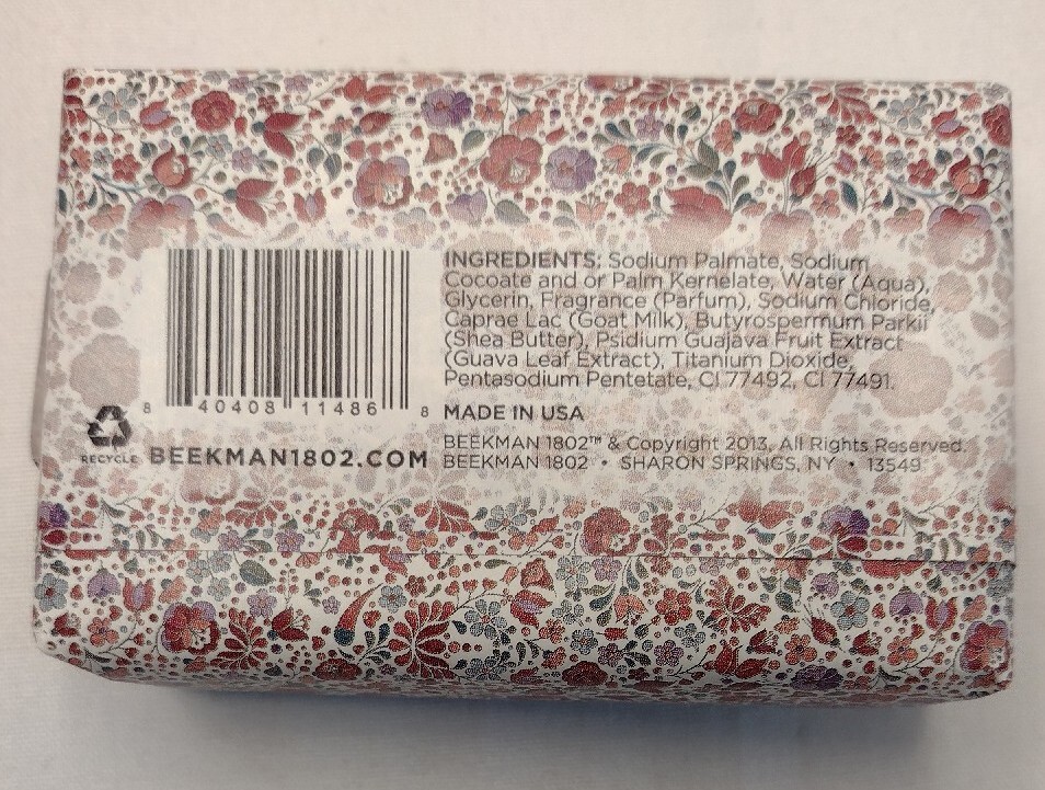 NEW Beekman Goat Milk Soap 1802 Honeyed Grapefruit 3.5oz Bar Sealed