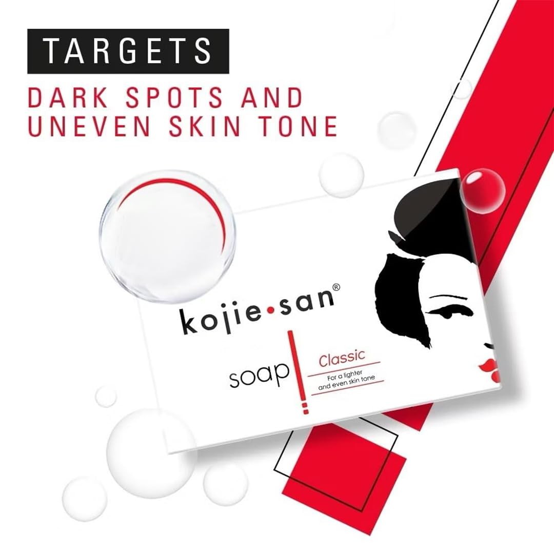 Kojie San Skin Brightening Soap – Bundle Pack – Original Kojic Acid, Dark Spo…