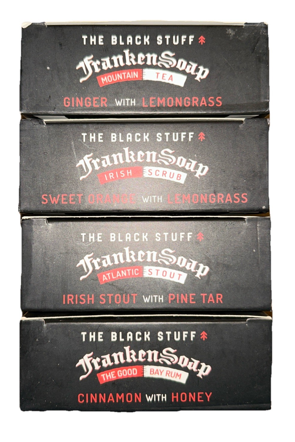 Lot Of 4 The Black Stuff Frankensoap LIMITED EDITION Natural Irish Soap