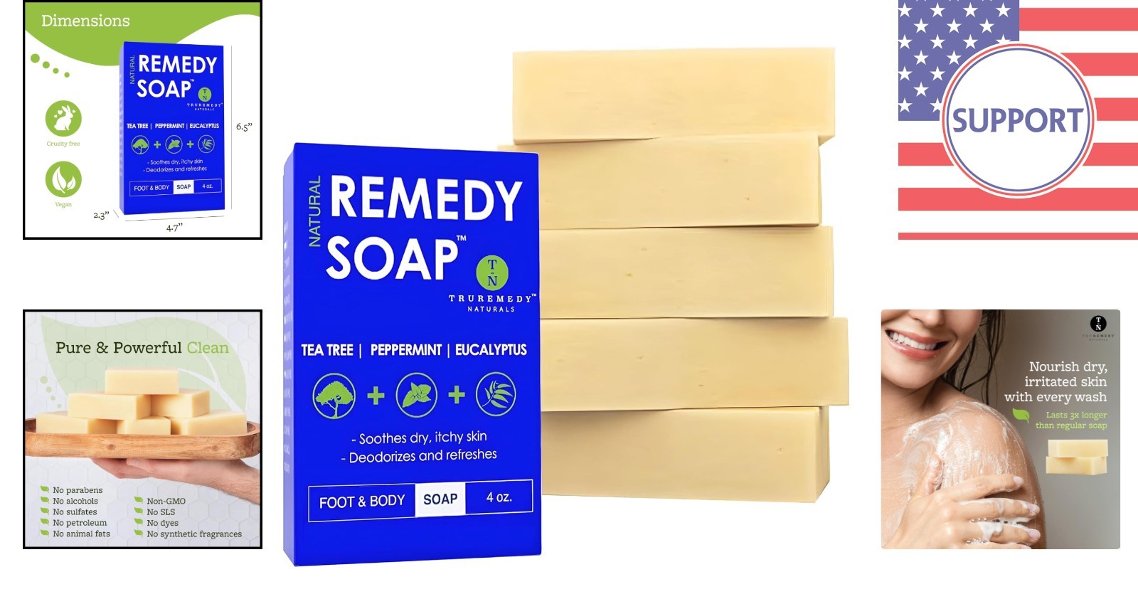 Natural Tea Tree and Peppermint Soap – Fortifying Cleanser for All Skin Types