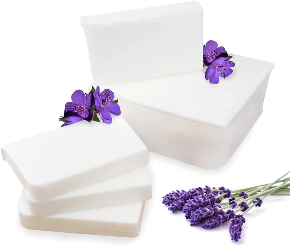 Primal Elements Lavender Essential Oil Soap Base – Moisturizing Melt and Pour Gl