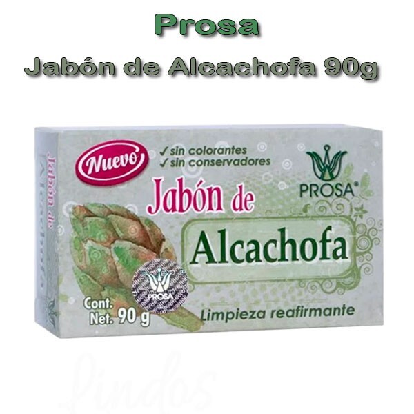 PROSA Jabón Alcachofa Bar Soap Artichoke Revitalizing Cleanse 90 g
