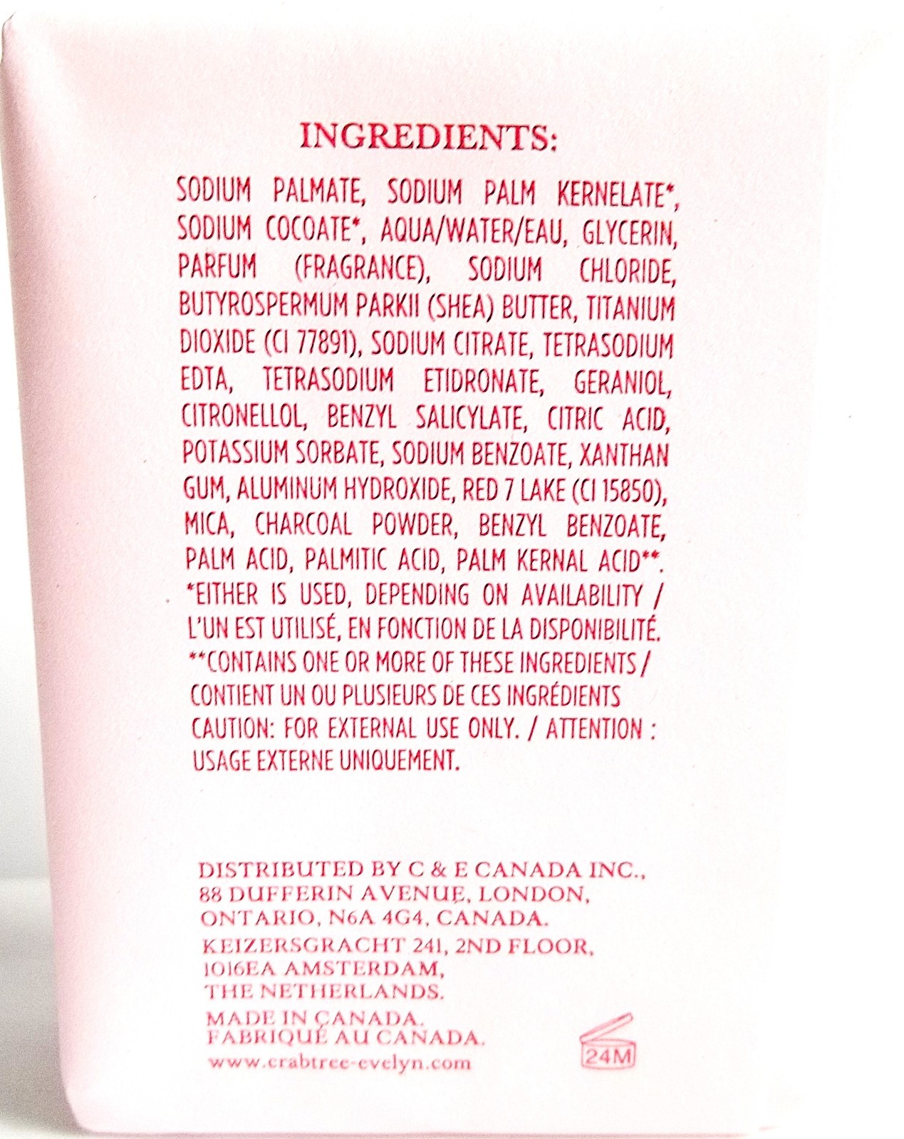 Crabtree & Evelyn Cleansing Bar Soap, EVELYN ROSE, 4.4 oz/124 g, NEW x 3