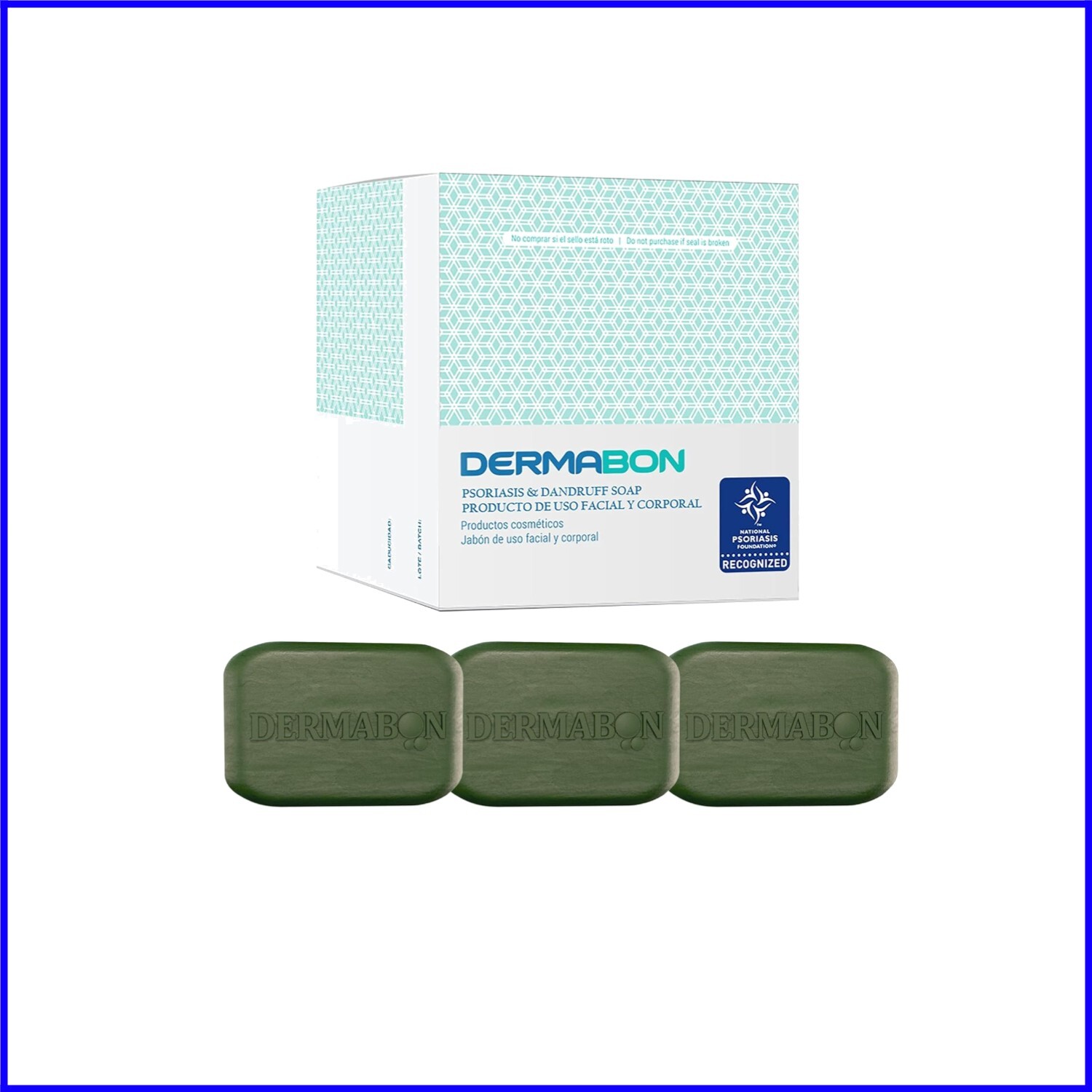 Intensive Relief Soap Bar for Psoriasis & Eczema – 3 Pack, Moisturizing Formula