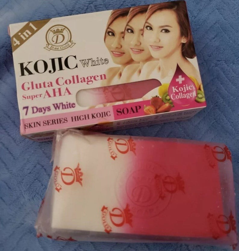 Kogic Glut Colagen Super AHA Soap 7/ Days Result ORIGINAL 1pcs
