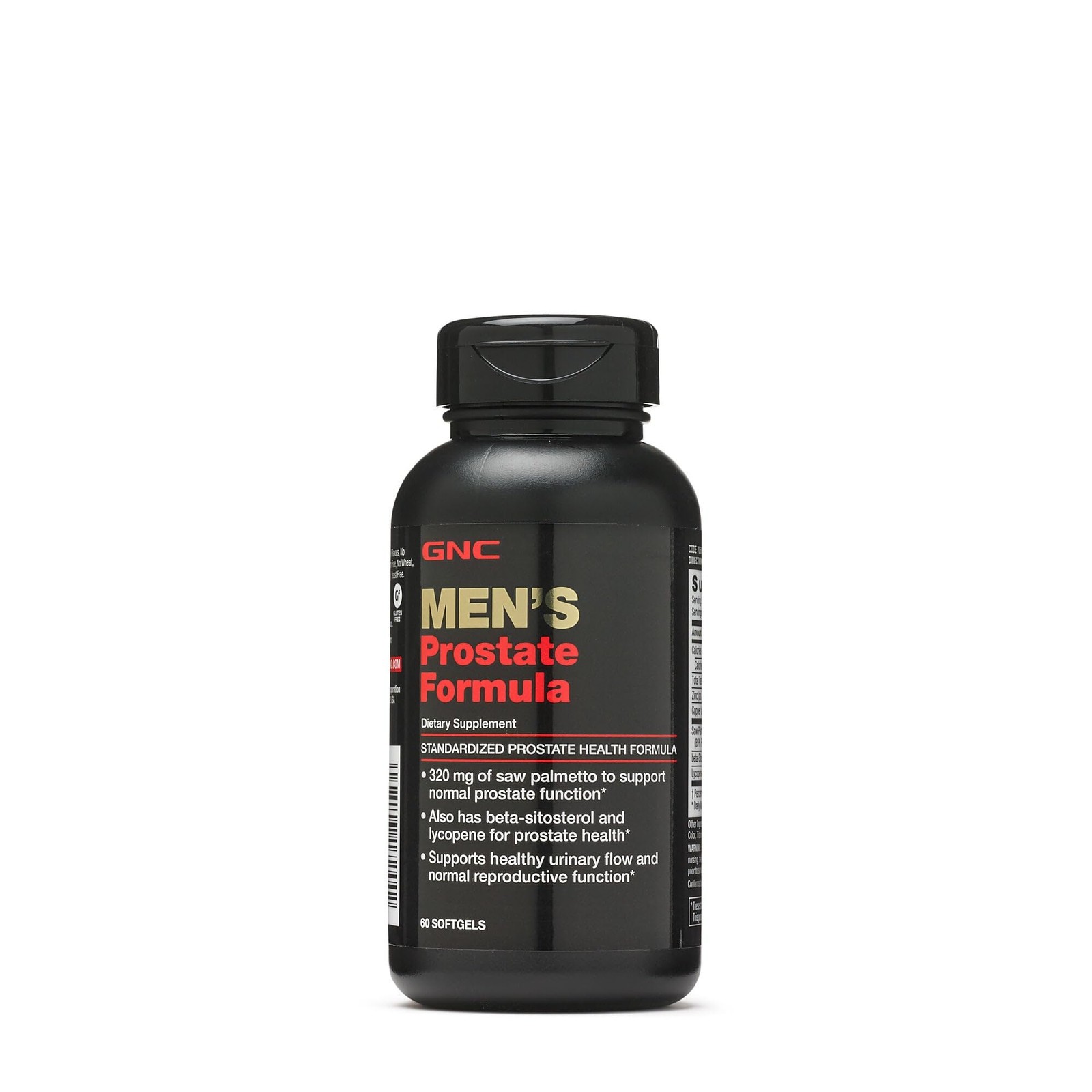 GNC Men’s Prostate Formula, 60 Softgels, Supports Normal 60 Count (Pack of 1)
