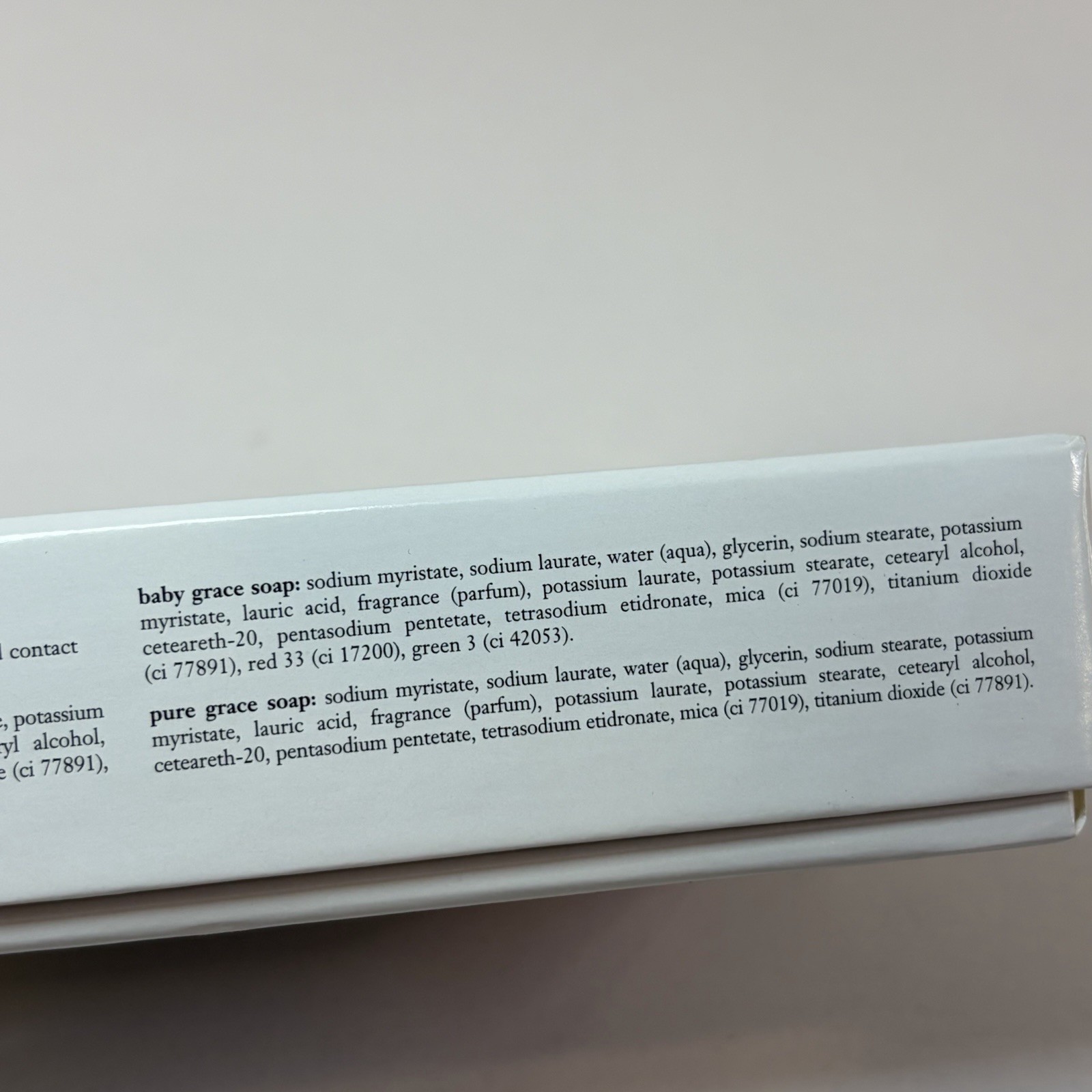 Philosophy State of Grace Boxed & Sealed 3 Bars Soap Amazing Baby Pure Grace New