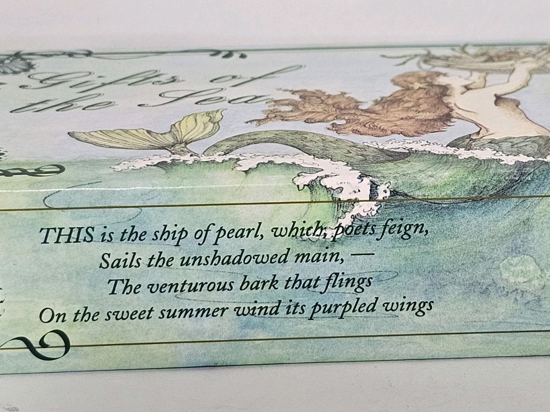 Vintage Caswell Massey Soap Gifts From Sea Seashell w/ Box Almond Scent Mermaid