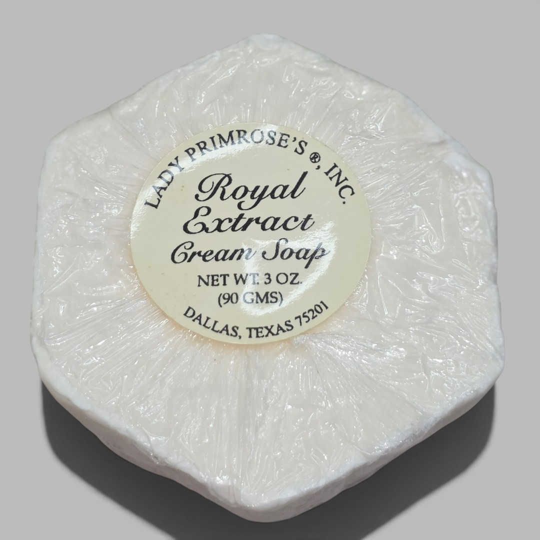 Lady Primrose’s Royal Extract Cream Soap Bar 3oz (90g) New & Sealed