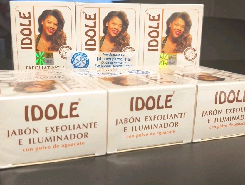 Idole Lightening Exfoliating Soap Pack Of 3 Avocado Seed Powder 7 Oz