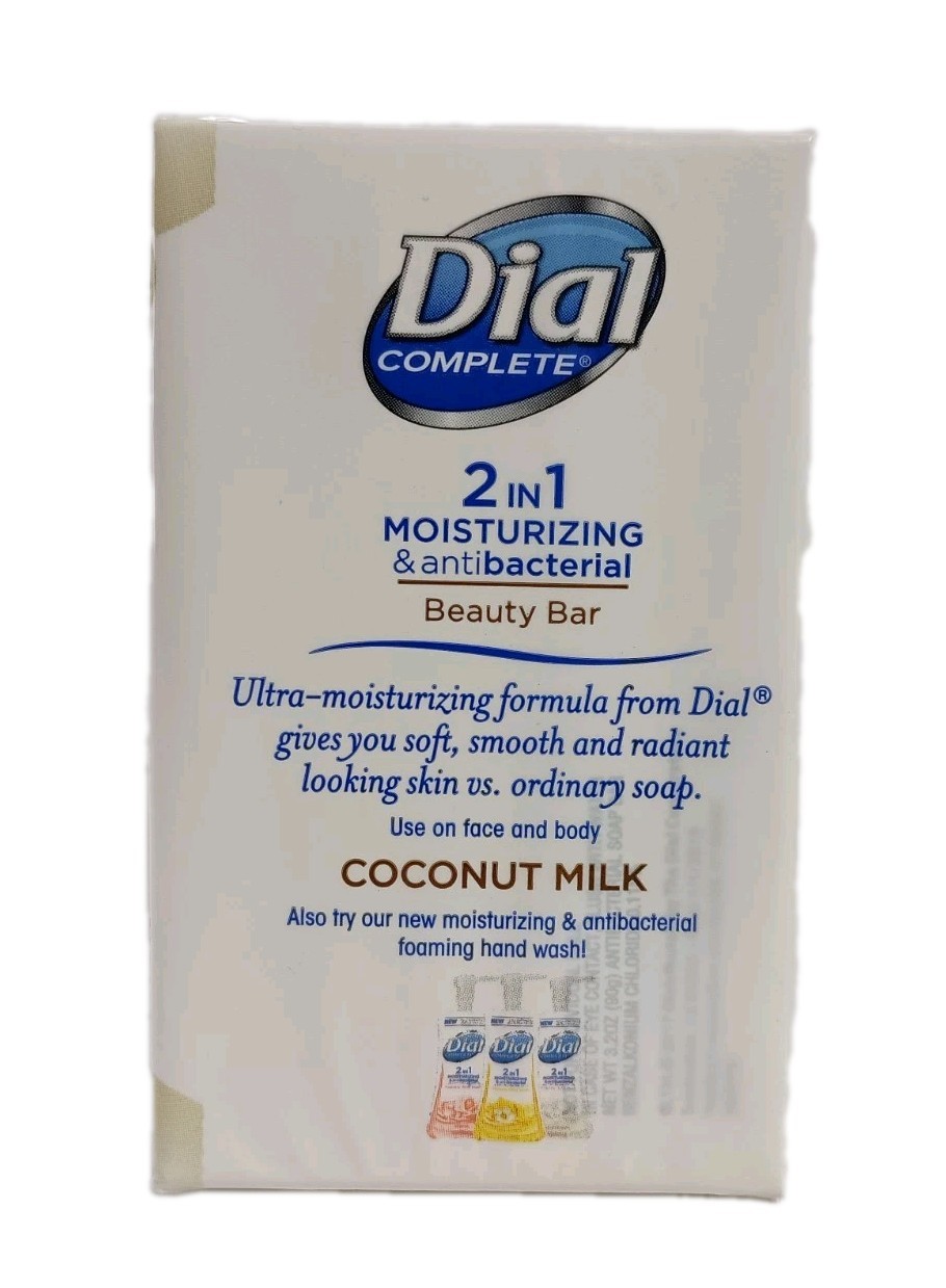 8 Bars Dial Complete Coconut Milk Soap 3.2oz Each