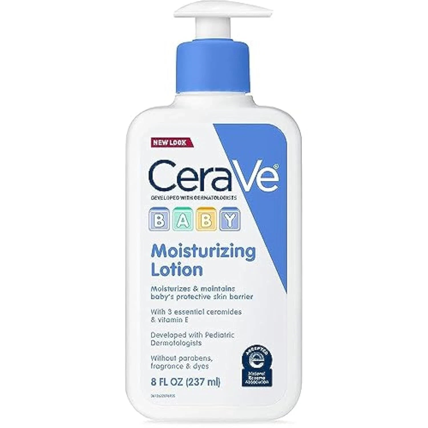 CeraVe Baby Lotion, Gentle Skin Care with 8 Fl Oz (Pack of 1), White