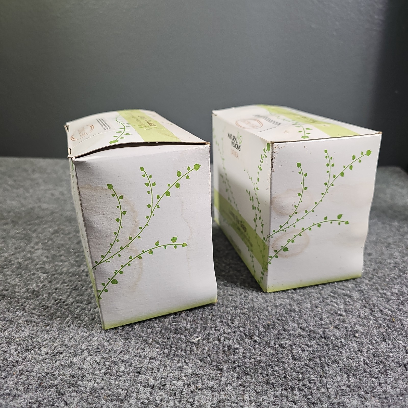 NATURAL VISIONS Oatmeal Luxury Bar Soap COCONUT LIME Lot X 2 Box 12 Bars Per Box