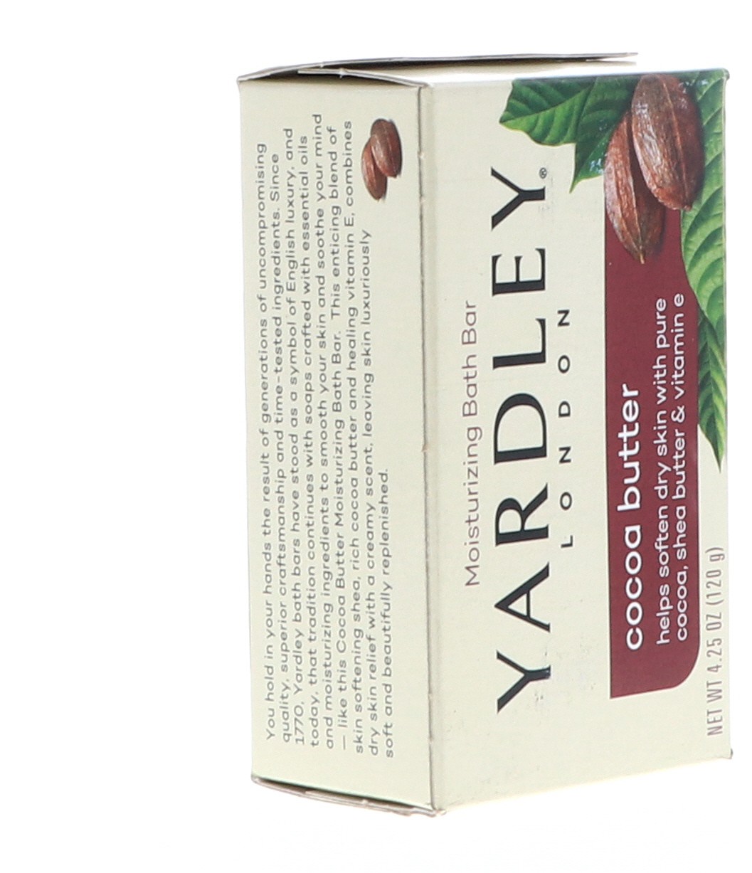 Yardley Cocoa Butter Bath Bar, 4.25 oz
