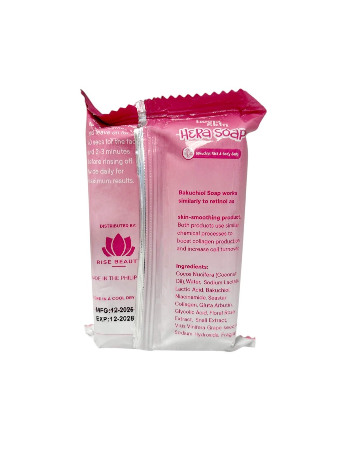 HERA Bakuchiol Soap w/ Niacinamide & Collagen 80g x5 Bars